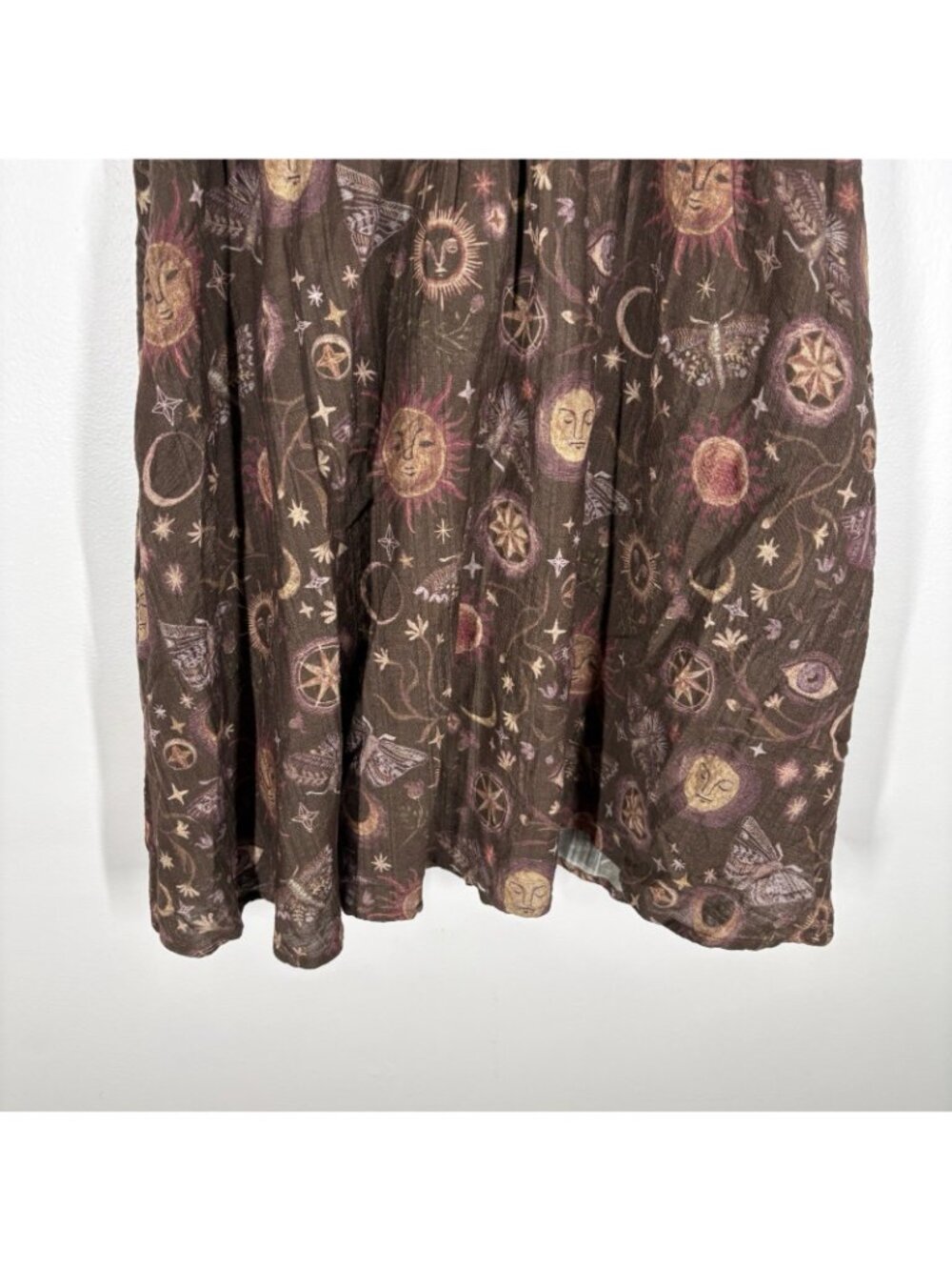 Disturbia Brown Celestial Print Mini Dress - Picture 5 of 16